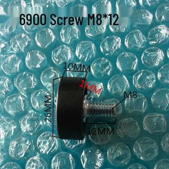 626 Rubber-Coated Nylon Roller with Shaft, 608 Bearing Pulley Wheel Guide