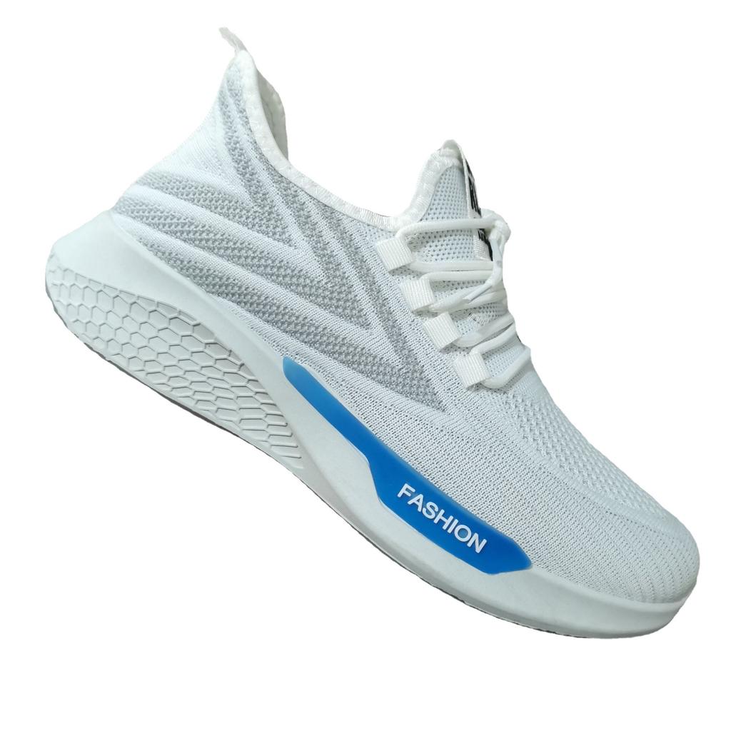 Herrskor Ny Vårtrend All Match Sportskor Flygvävda Trendiga Skor Flygvävda Enkla Skor Herr Löparskor Fritidsskor