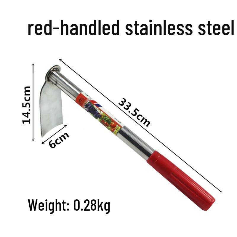 Compact Manganese Steel Hoe Set for Planting, Weeding, and Soil Loosening