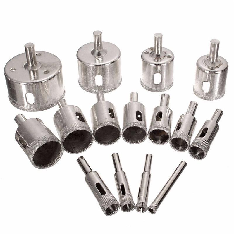 Premium Diamond Hole Saw Drill Bit Set For Effortless Tile Marble Glass Cutting 6mm-50mm**