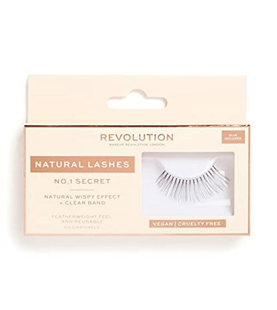 

Makeup Revolution Natural Lashes Secret Натуральные накладные ресницы №1