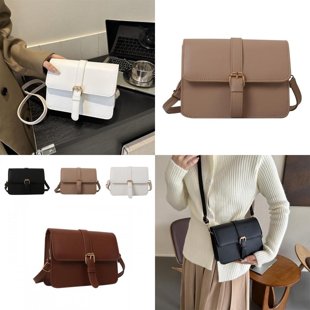 Trendy Street Style Pu Leather Crossbody Bag For Women With Magnetic Buckle