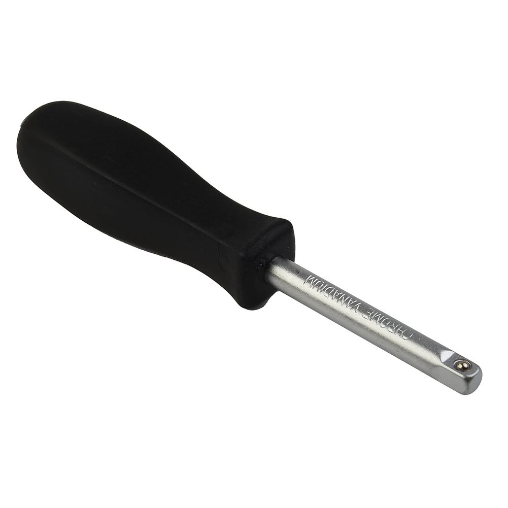 Čtvercová tyč Ojnice Čtvercová gumová rukojeť 150 mm černá