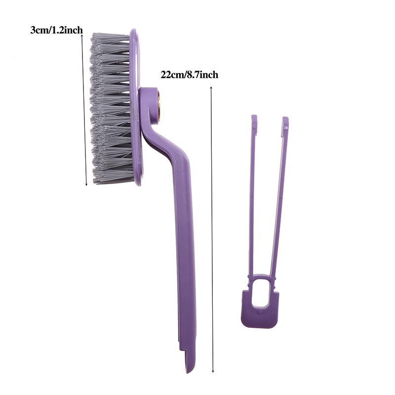 Multi-Function Rotating Crevice Cleaning Brush Hand-held 360° Rotating Corners Cleaning Tool for Bathroom Kitchens Tile Floors