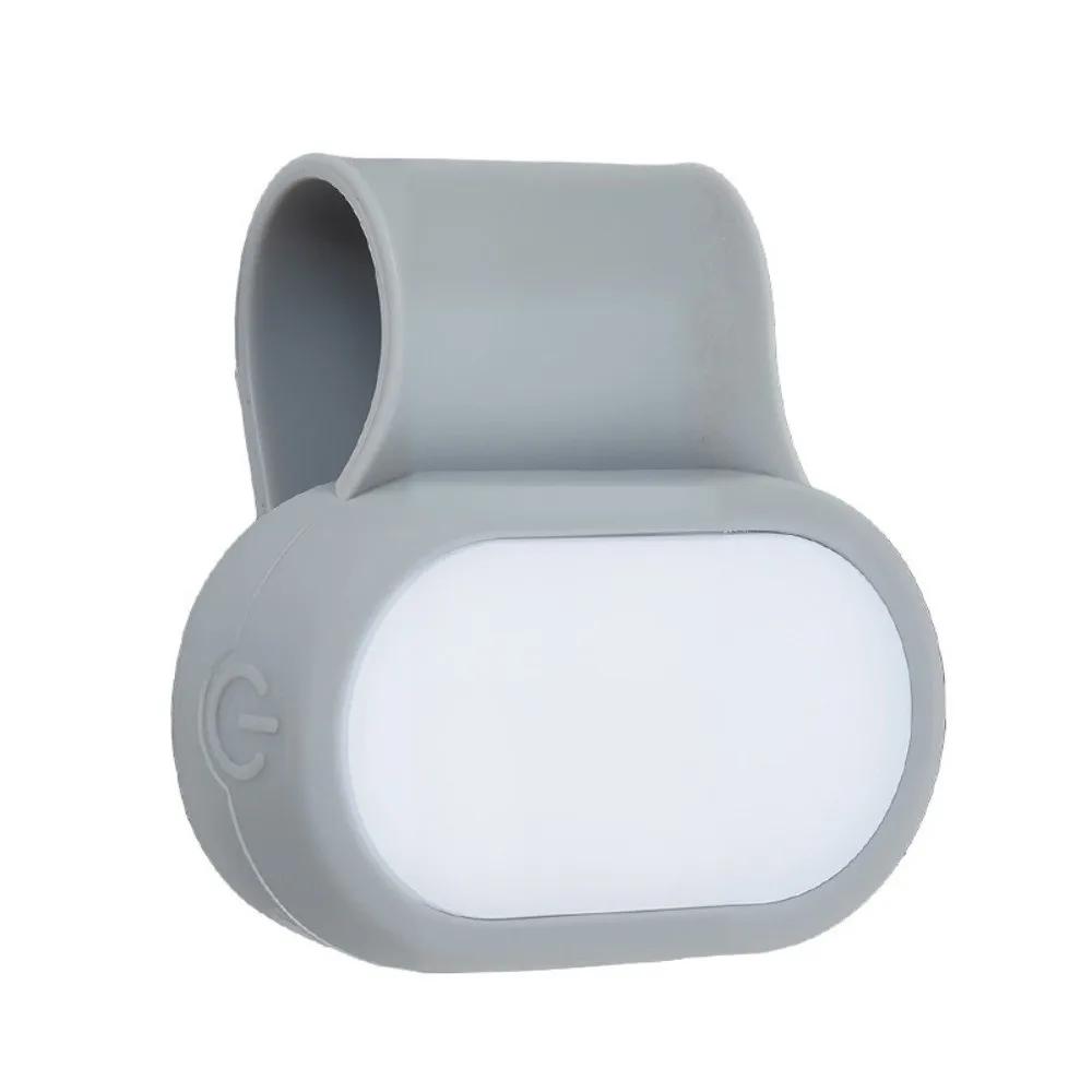 

Portable Running Light Silicone Magnet Adsorption LED Headlight Red Light Warning Night Running Light