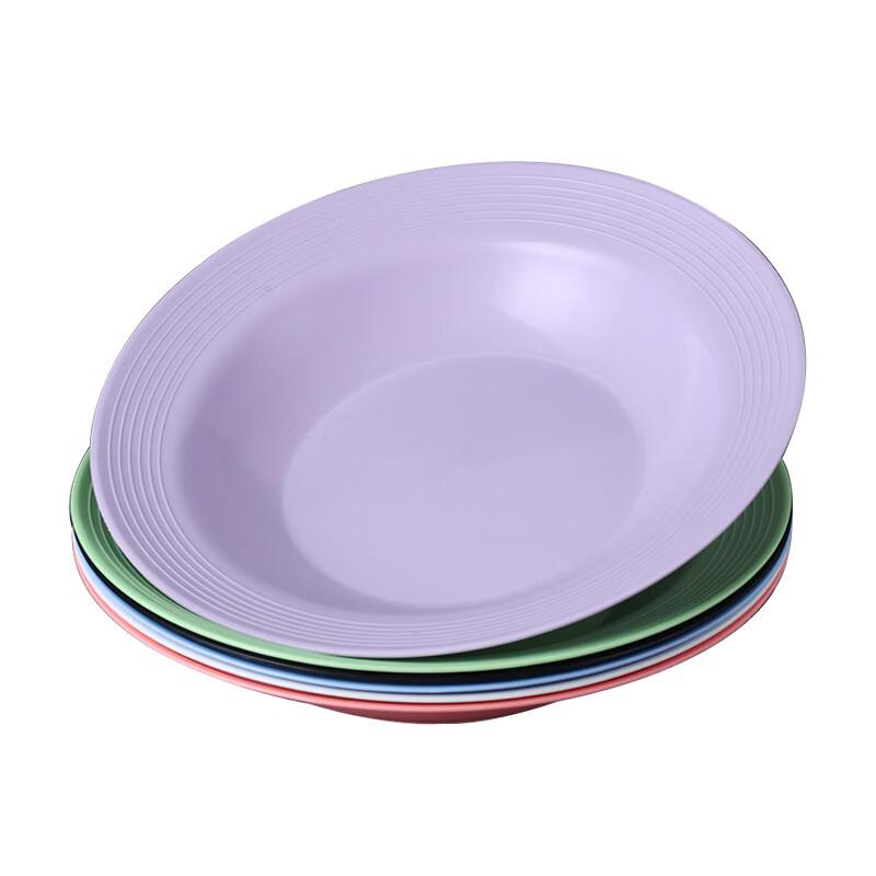 ZISIZ Nordic Style 3-Compartment Plastic Serving Plate