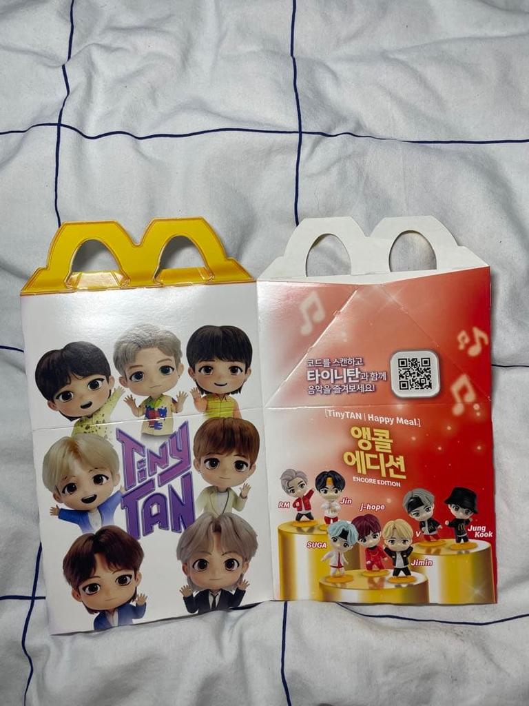 [USED] Korean McDonald's TinyTan BTS Full Members Not Available In Japan