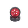 High Performances Remote Control Drift Car Tires 1/18 Wheel Tyre with Metal Hubs For Racing Experience Improvement