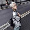 Men Mesh Layered Letter Print Oversized Short Sleeve T Shirt Casual Streetwear Summer Top