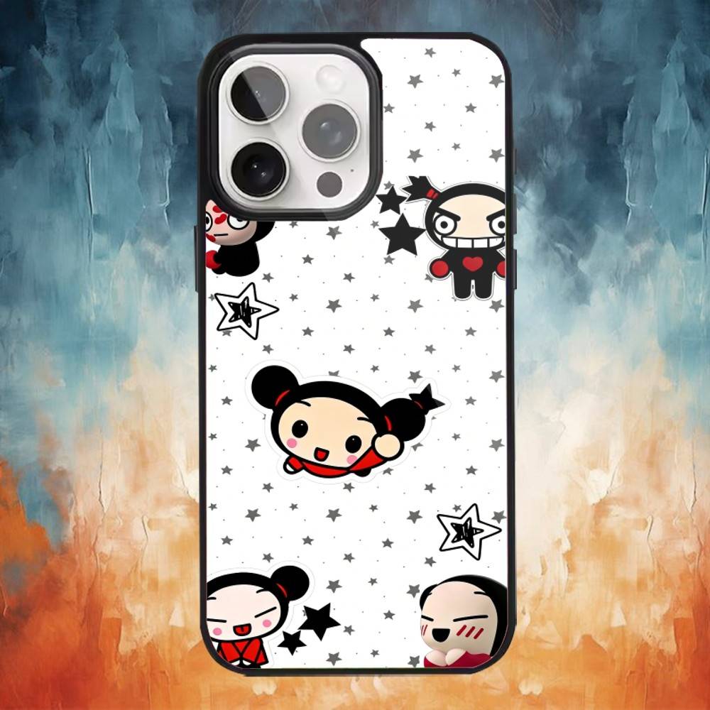 Cute Cartoon-Pucca  Phone Case For iPhone 17,16,15,14,13,12,Plus,Pro,Max For Magsafe Magnetic Wireless Charge