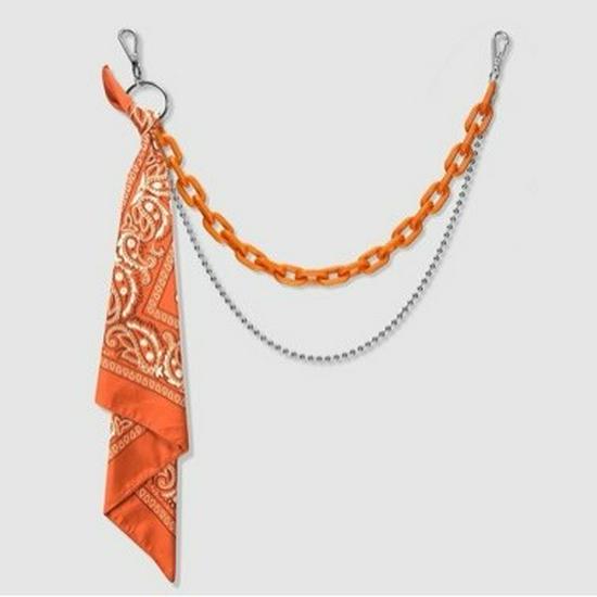 Fluorescent Hip Hop Acrylic Pant Chain Pendant for Men & Women