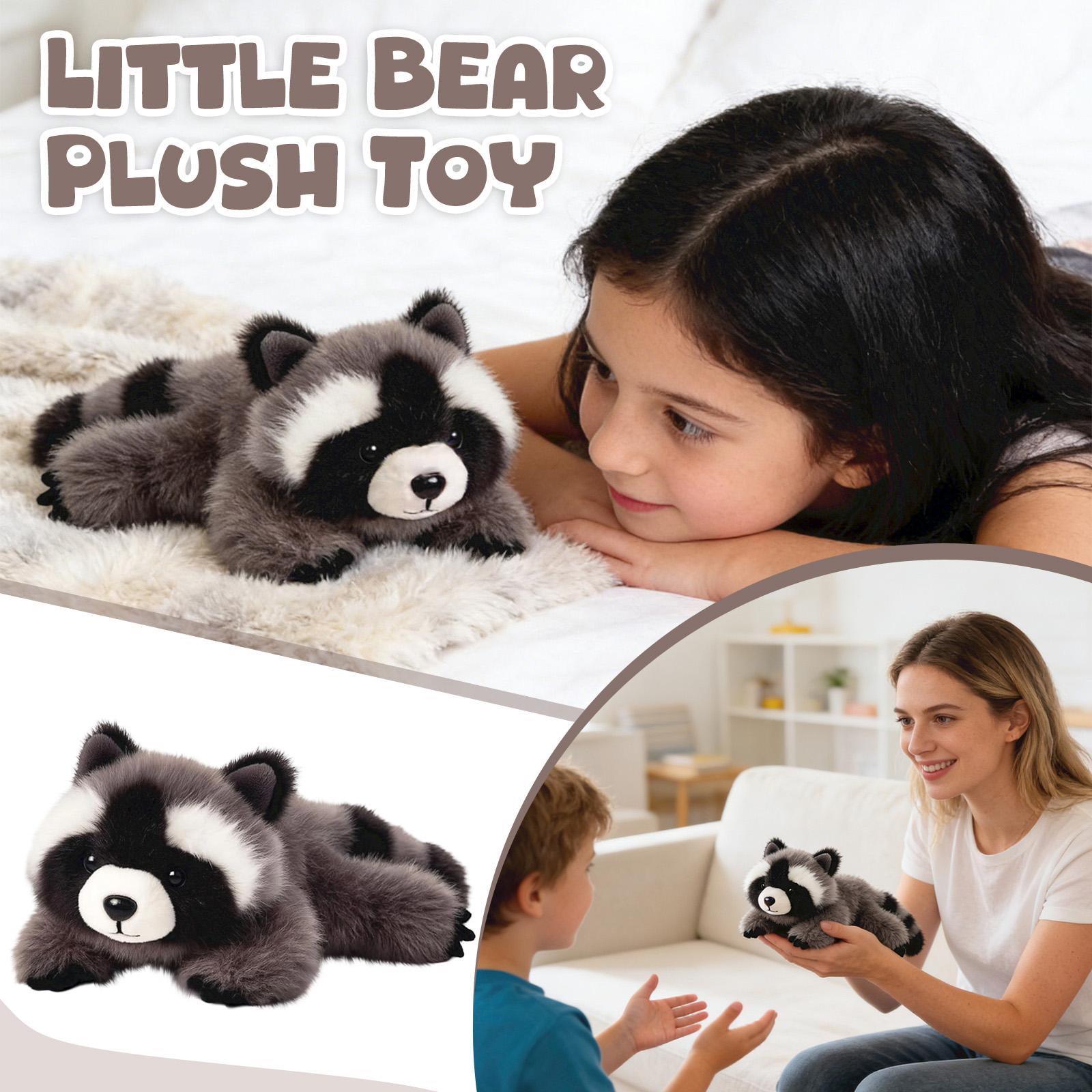 Animal Figurine - Sloth Plush Doll - -Sized Toy - Raccoon Plush Toy One Size