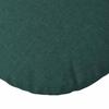 Seat Cushion 2 Pcs Dark Green Ø30 X 13 Cm Fabric