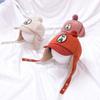 Solid Color Baby Ear Protection Cap Earflap Baby Warm Hat  For Boys And Girls