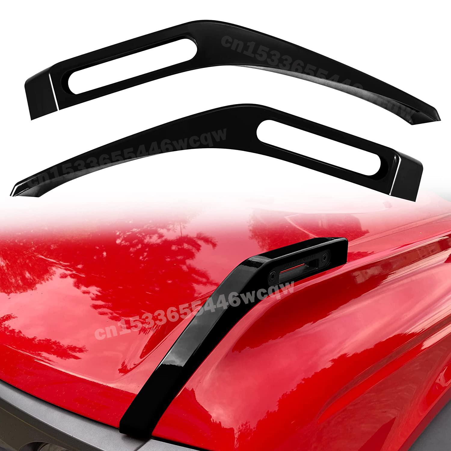 

Car Hood Trail Sight Cover Engine Side Hinge Decoration Trim Chrome Sticker Guard For Ford Bronco 2025 2025 чорний