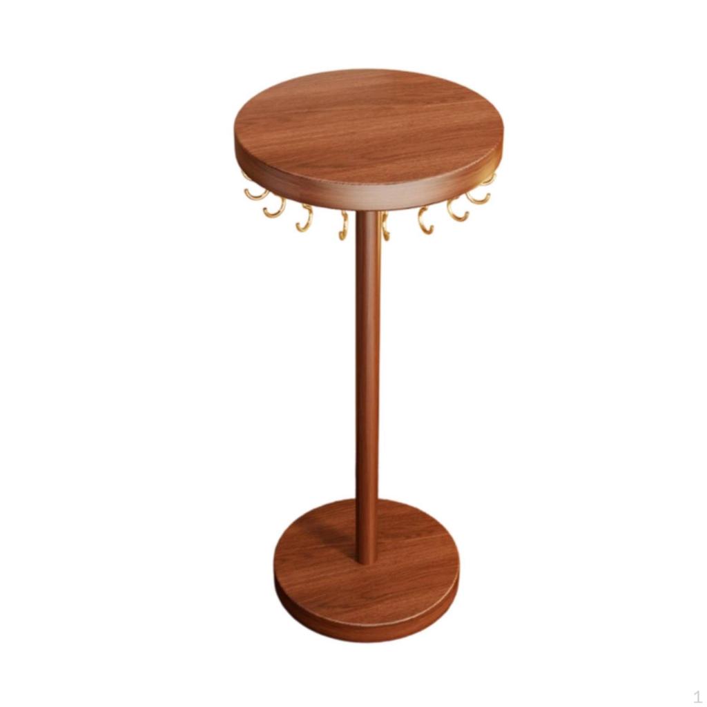 Jewelry Organizer Stand with 18 Hooks Space-Saving for Dresser