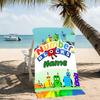 Customizable personalized beach towels Numberblocks themed designs.Suitable for the beach, yoga, sports;ideal as beach accessories