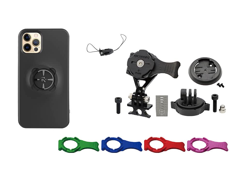 

RecMount Plus Brompton Mount Kit for iPhone 12/12 Pro [R+BPT2-iPC10] (Mount + Dedicated Case)