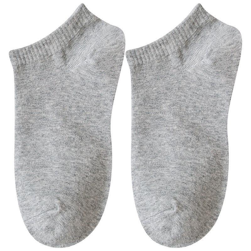 Unisex All-Season Disposable Low-Cut Socks - Men's, Women's, Invisible Black & White Boat Socks