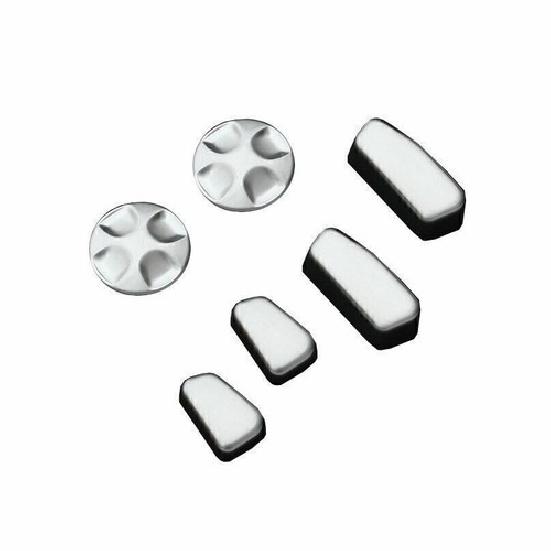 For Jeep Compass 2017-2021 Matte Silver Power Seat Control Button Cover Trim 6pc