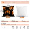 Halloween Pumpkin Lamp Pillowcase Printed Polyester 45x45cm Throw Pillowcover Decorative Sofa Cushion Pillowslip Home Decor