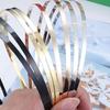10pcs/set Metal Head Band Hairwear Simple Design Making Headwear Accessories  Craft Supplies