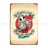 An Apple A Day You Die Anyway Metal Sign Club Poster Cinema Garage Character Tin Sign Poster