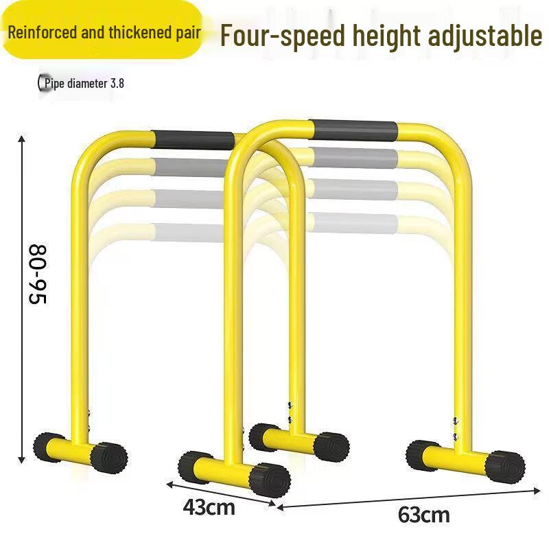 BinFu Home Punch-Free Parallel Bar Fitness Station