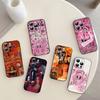 K-Karol G Dibujos Animados Phone Case For iPhone 17,16,15,14,13,12,11 Plus,Pro Max,XS,Soft Silicone Black Cover