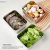 316 Stainless Steel Rectangle Food Storage Serving Tray Sausage Noodles Fruit Dish With Cover Kitchen Organizers Food Container