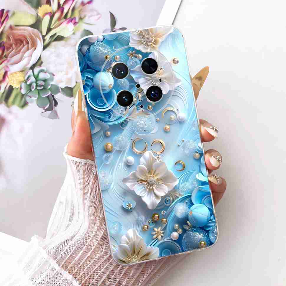 For Huawei Mate 70 Pro 5G Case PLR-AL00 PLR-AL50 Silicone TPU Cover For Mate 70Pro+ 70 Pro Plus 5G Cartoon Lion Butterfly Bumper