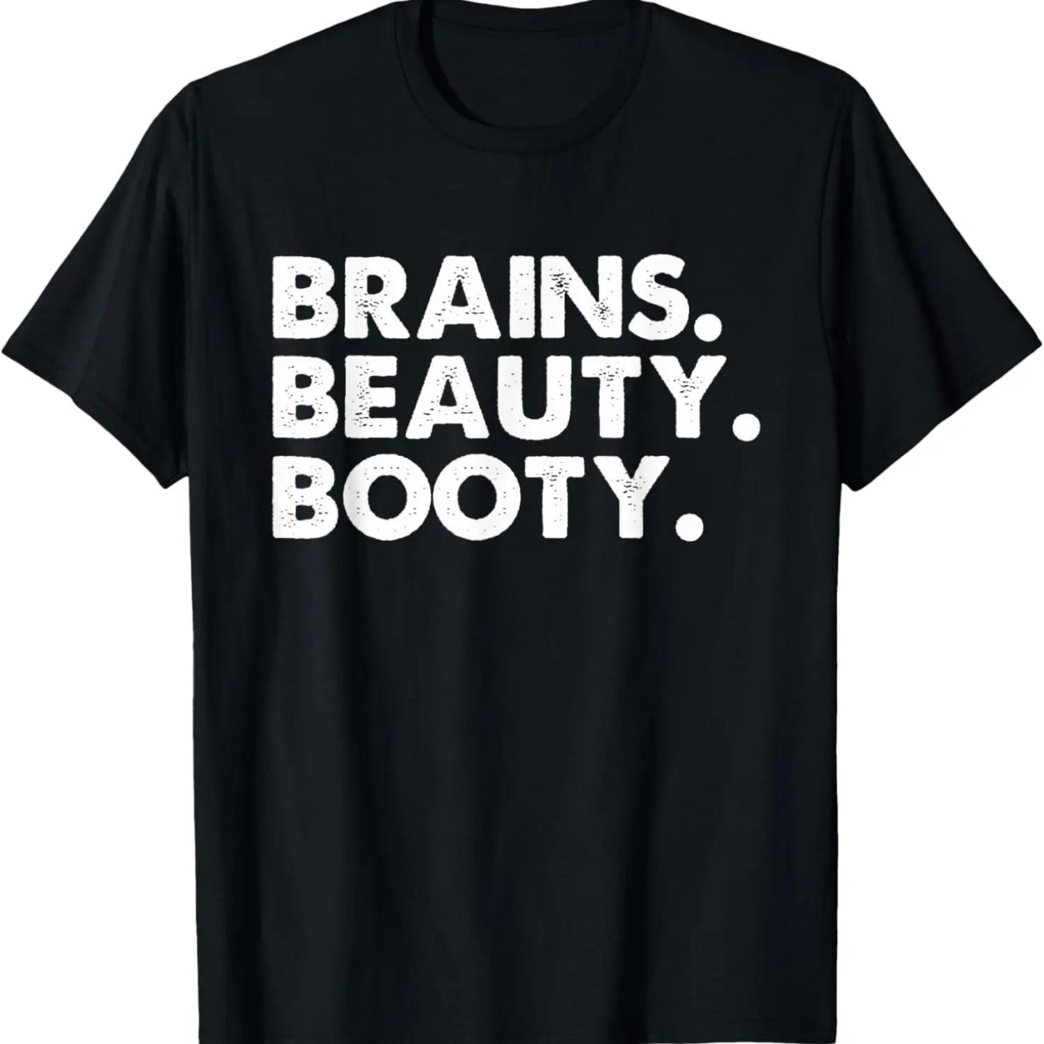 

Brains Beauty Booty T-Shirt, Brains Beauty Booty Tee XXXXXL чёрный
