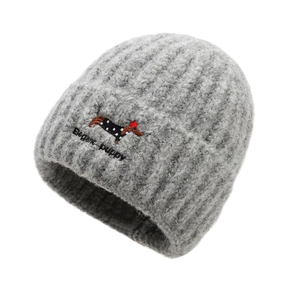 

Thickened Knitted Cap Ear Protection Beanie Hats Fashion Winter Hat Men Women