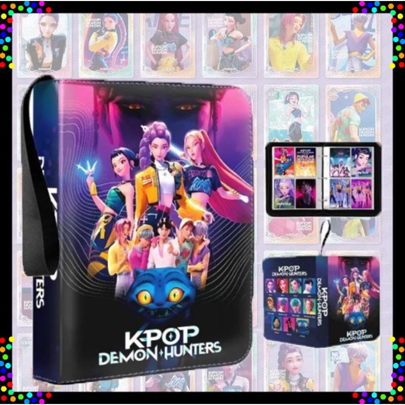 Kpop Demon Hunter Girl Group Card Album, Loose-leaf Album, Lumi Card Collection Storage Album, Capable of Holding 50 Cards