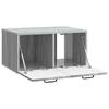 Wall Mounted TV Cabinet Grey Sonoma 59.5 x 41 x 30 cm