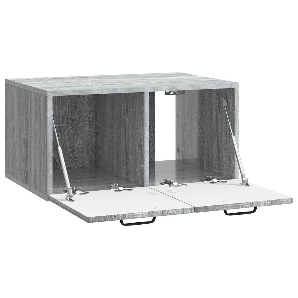 Wall Mounted TV Cabinet Grey Sonoma 59.5 x 41 x 30 cm
