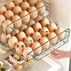 Transparent Egg Holder Double Layer Egg Container Creative Egg Storage Box  Food Preservation