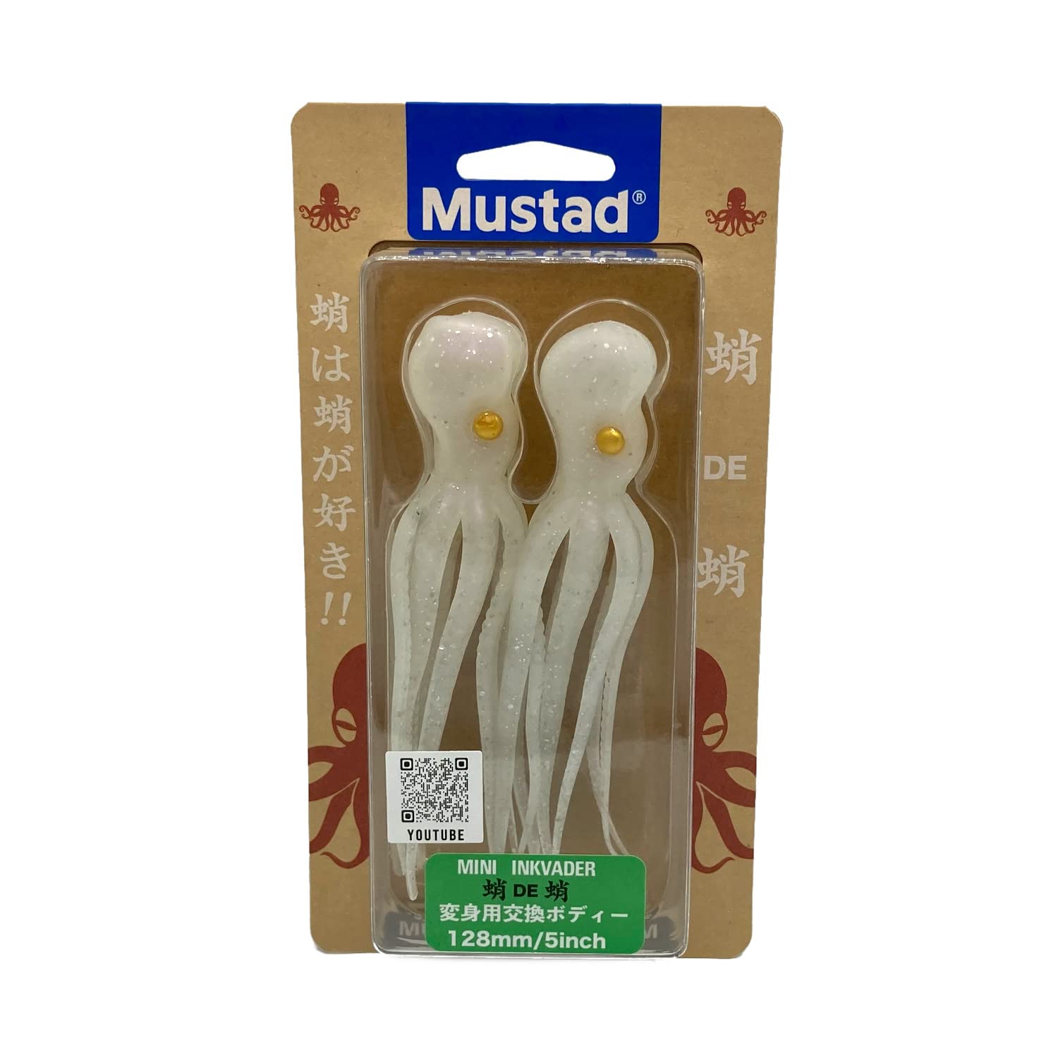 Mustad Mini Inkvader Tako DE Tako Transformation Replacement Body 5 5 inches