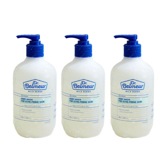 Dr. Belmeur Mild Derma Acne Body Wash 500ML / 16.9 Fl.oz. (3 Options)