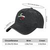 Italia Italian Flag Vintage Washed Baseball Cap  Y2k Funny Sun Trucker Hat Summer UnisexTeens Outdoor Sport Baseball Caps