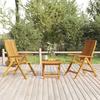 VidaXL Garden Lounge Set 3 Pcs Solid Teak Wood , Lounge Set, Outdoor Furniture Set, Lounge Set 3187811