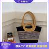 Large-capacity Bag Women's Spring and Summer New Shoulder Handheld Woven Straw Bag Seaside Vacation Beach Bag