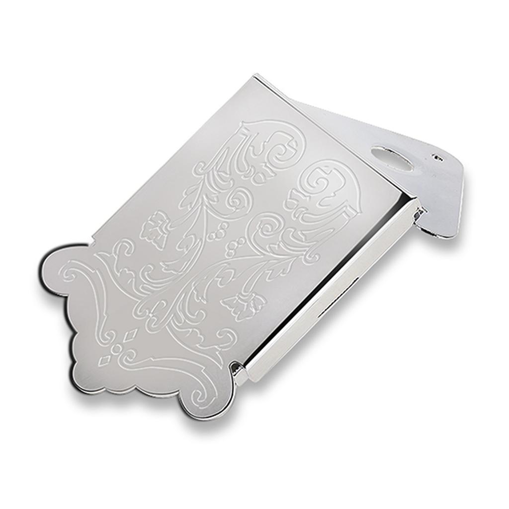 Mandolin Guitar Tailpiece with Screw Instrument Replacement Accessory (Silver)