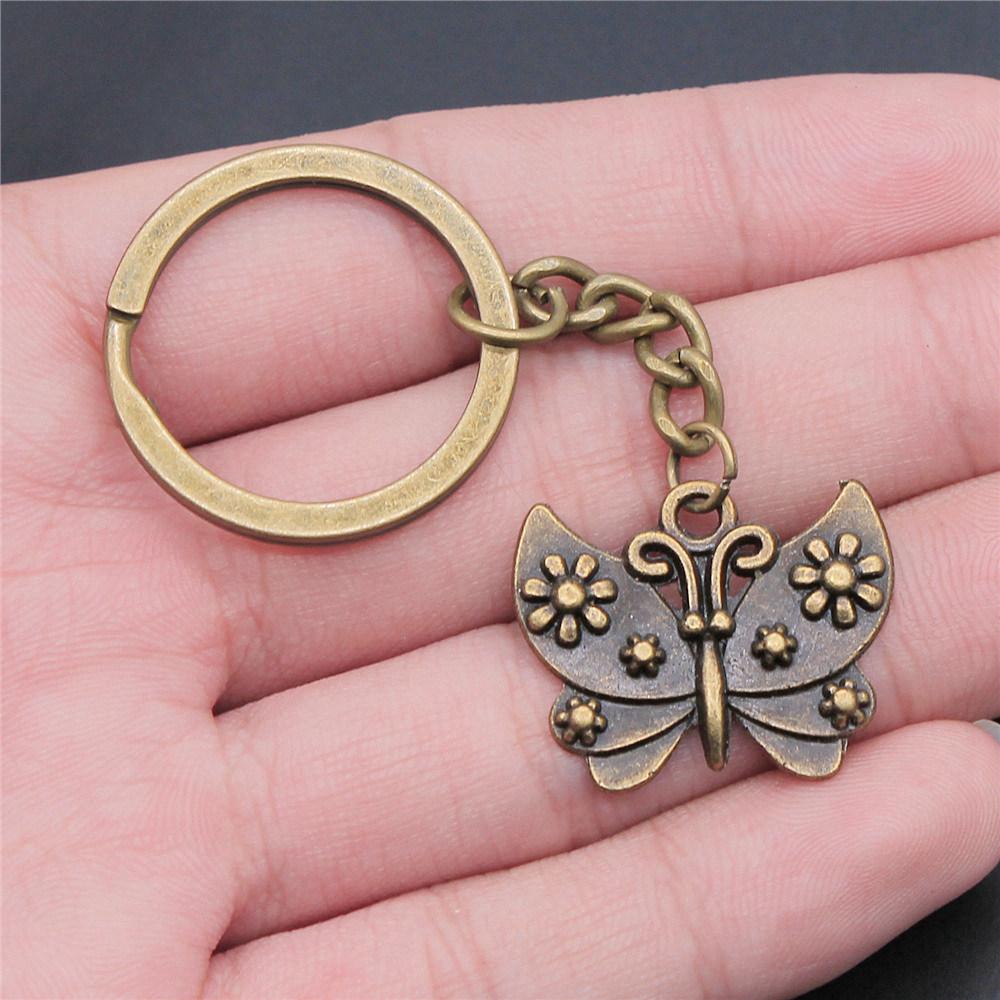 Bee Butterfly Garden Insect Keychain for Friends Hot Sale Modern Bridesmaid Gift Dainty Daily Use Accessory