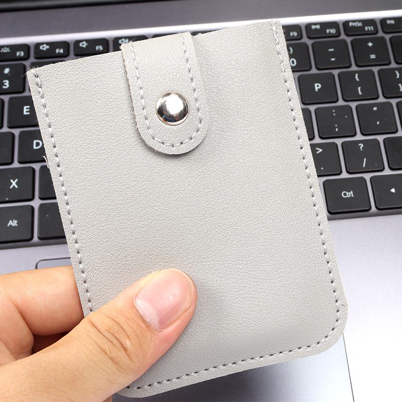 Kompakter Kartenhalter für Damen - Leicht, Stapelbar, Großes Fassungsvermögen mit Mehreren Kartenfächern für Ausweis und Führerschein