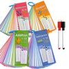 Cartes d'entraînement en mathématiques avec stylo Addition Soustraction Multiplication Division Pratique des mathématiques pour enfants Aide à l'enseignement Montessori TMZ