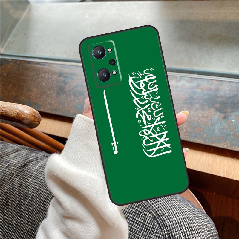 Kingdom of Saudi Arabia Flag Case For Realme 12 Pro Plus 11 13 14 C63 C61 C55 C51 C53 C25 C65 C67 C71 C75 GT6 GT7 15 Pro