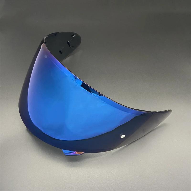 

Motorcycle Helmet Shields for SHOEI Xspirit CWR1 RF1200 X14 NXR Z7 Helmet Visor Sunscreen Capacete Moto Lens Accessories синий