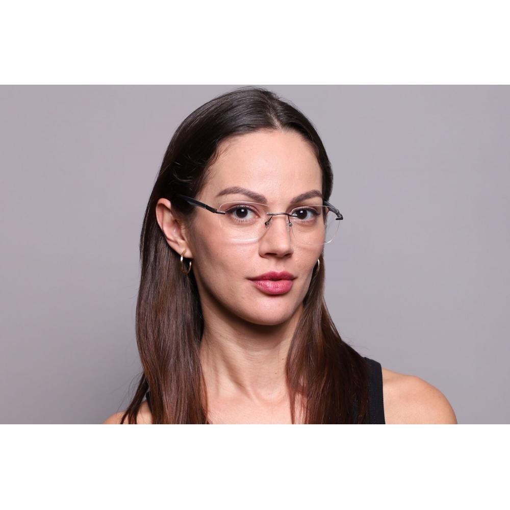 Rimless Square Grey Smartbuy Collection Harleigh Wm6501 C3 Fashion Unisex Eyeglasses