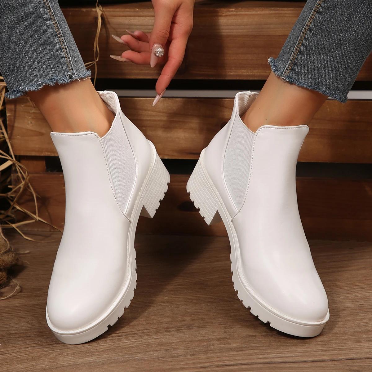 

Trendy New Thick Soled Anti Slip on Low Cut Elegant Women with Round Toe in Winter Sexy Comfortable Casual Work 35